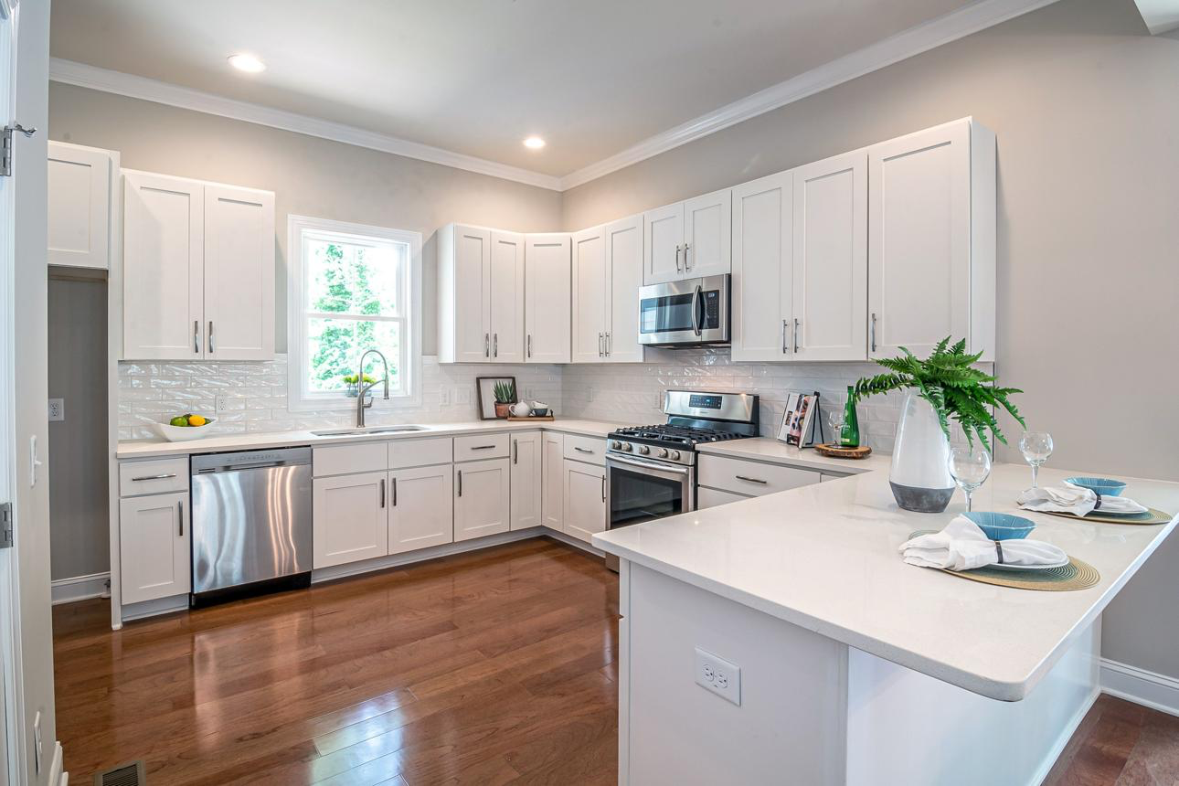 Bright residential kitchen
